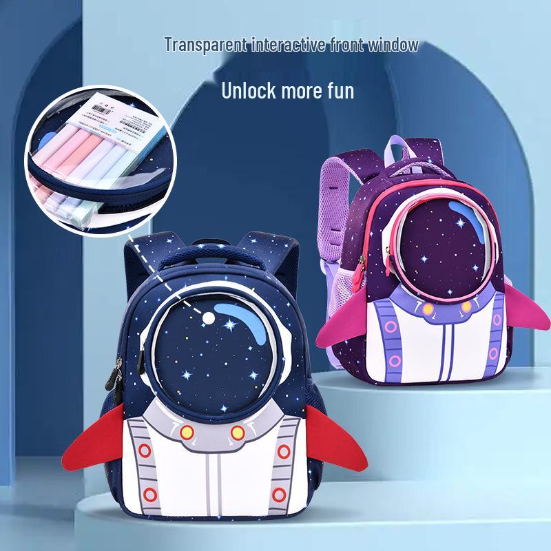 

Модный детский рюкзак из ткани для дайвинга для детей 2-5 лет - Милый мультяшный дизайн с космонавтом