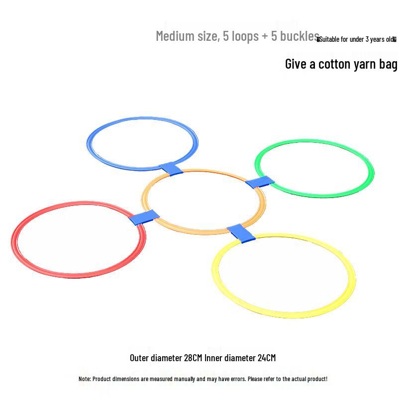 Children s Colorful Hopscotch Grid Circles Training Set