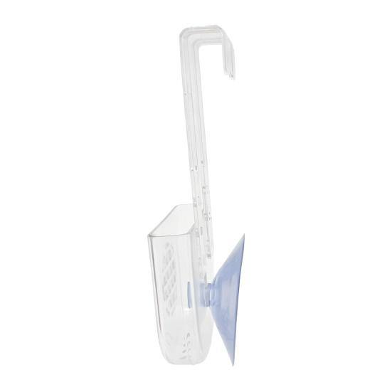 Suporte de Tablet para Limpeza com Ganchos Duplos Ajustáveis Design Ventilado Instalação Fácil Sem Furos Cabide Desodorizador de Plástico