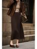 Soft & Smooth Wool-Blend A-line High-Waisted Skirt - Autumn/Winter Collection