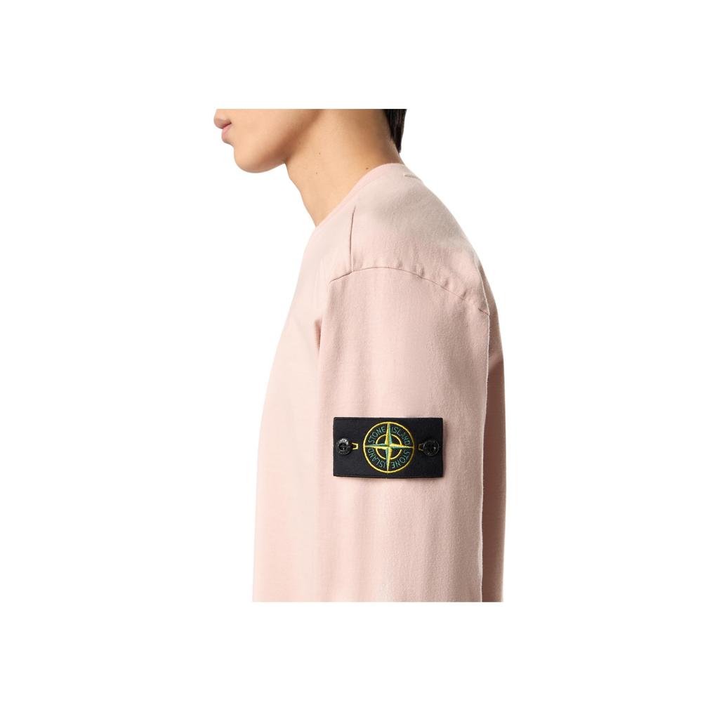 STONE ISLAND Logo Badge Simple Comfortable Pullover Versatile Fitted Crew Neck Long Sleeve Sweatshirt Men Sweatshirt K1S1561000-43S0A50-V0082