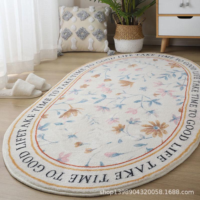 

Современный минималистский ковер у кровати, длинный ковер у кровати в спальне, коврик для пола в гостиной, ковер у кровати 60 * 160 cm