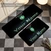 Sporting Clube De Portugal (32) Custom Name Flannel Mat Anti-Slip Kitchen Floor Rug for Home Kitchen Decor Gift