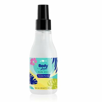 BodyLovin Hawaiian Rumba Body Mist 100ml Pack of 1 For Women | Refreshing Tropical Fragrance | Vegan Travel Friendly Spray