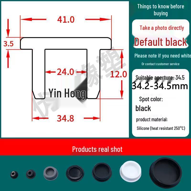 Silicone T-Shape Waterproof Sealing Plug for Round Holes