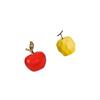 Ceramic Porcelain Fruit Sculpture Ornament Collectible Table Decoration Geometric Figurine Artwork