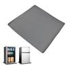 Washer and Dryer Top Mat 23.6 X 23.6in Silicone Top Cover Pad for Laudry Machine Dryer Gray