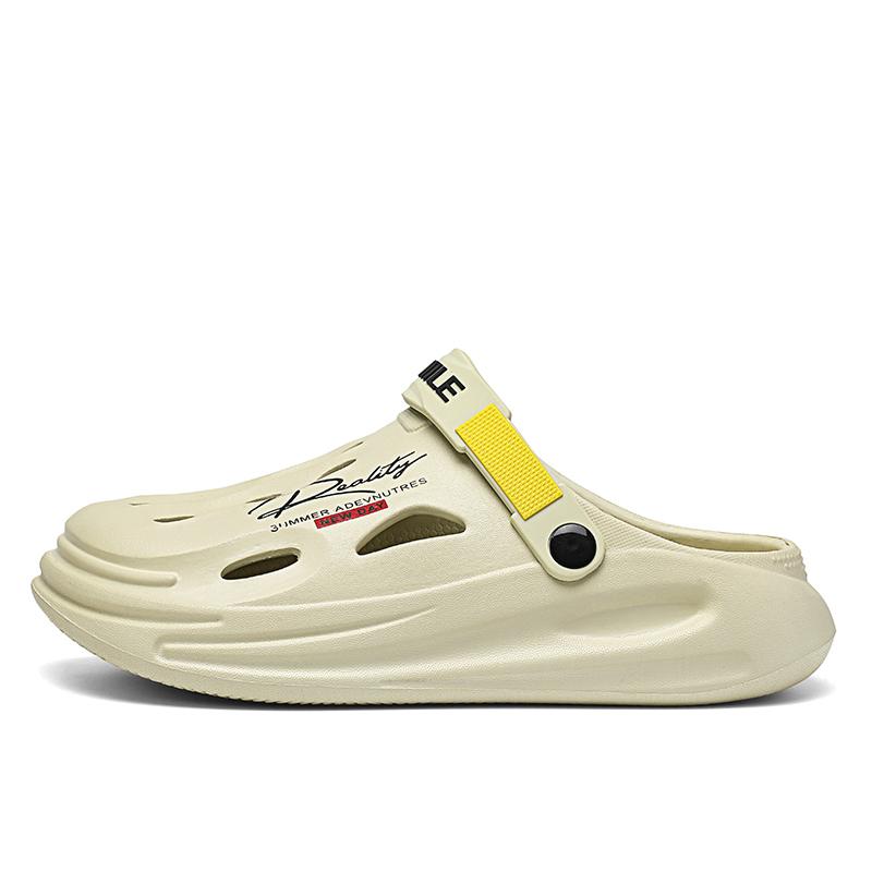 

Men Garden Clogs Sandals Summer Slippers For Men Couple Casual Shoes Luxury Sandals Comfort Home Soft Slippers 40-45 40-41