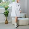 Vans Cream Ice Cream Pattern Loose Short Sleeve Dress Women Dresses White VN000FQQWHT