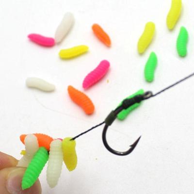 120 Uds. Cebo de carpa emergente, Boilies de pesca de carpa, cebo Zig, cebo falso, gusanos para aparejo de carpa, Chod Zig, método alimentador, aparejos de pesca