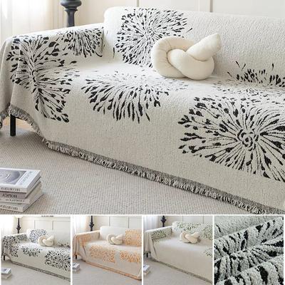 Luksusowy pokrowiec na sofę Chenille Sofa Ręcznik Koc Pokrowiec na sofę Uniwersalny pokrowiec na sofę antypoślizgową dla kotów do salonu 1/2/3/4-osobowy