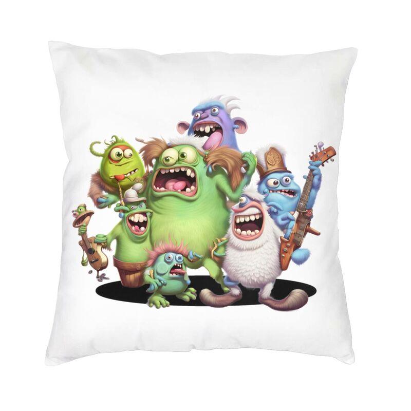 Fashion My Singing Monsters Game Anime Cartoon Throw Pillow Cover Home Decorative Custom Square Cushion Cover 45x45 Pillowcover