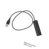 USB Rj9 Female Adapter Cable Plastic Converter for Laptop Pc USB Plug Headset Cord Communication Adapter Headphone Adapters