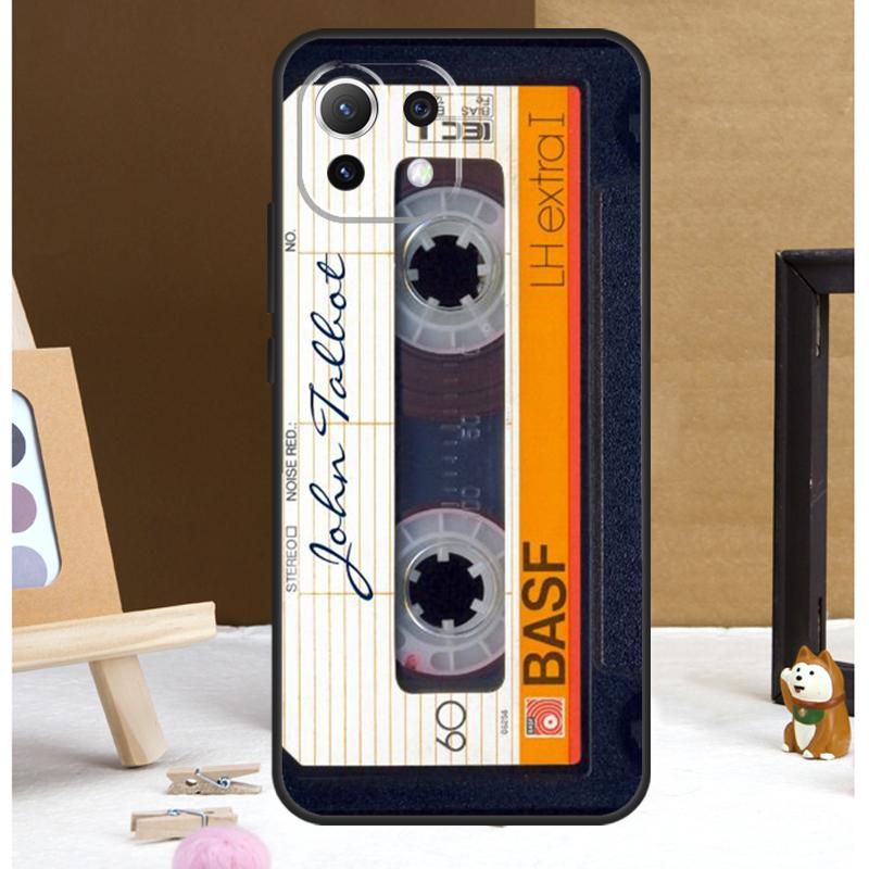 Old Cassette Tape Case For Xiaomi 14 Ultra 13 11T 12T 13T Pro 12 Lite POCO X6 Pro X3 X4 X5 M5s M6 F3 F5 Cover