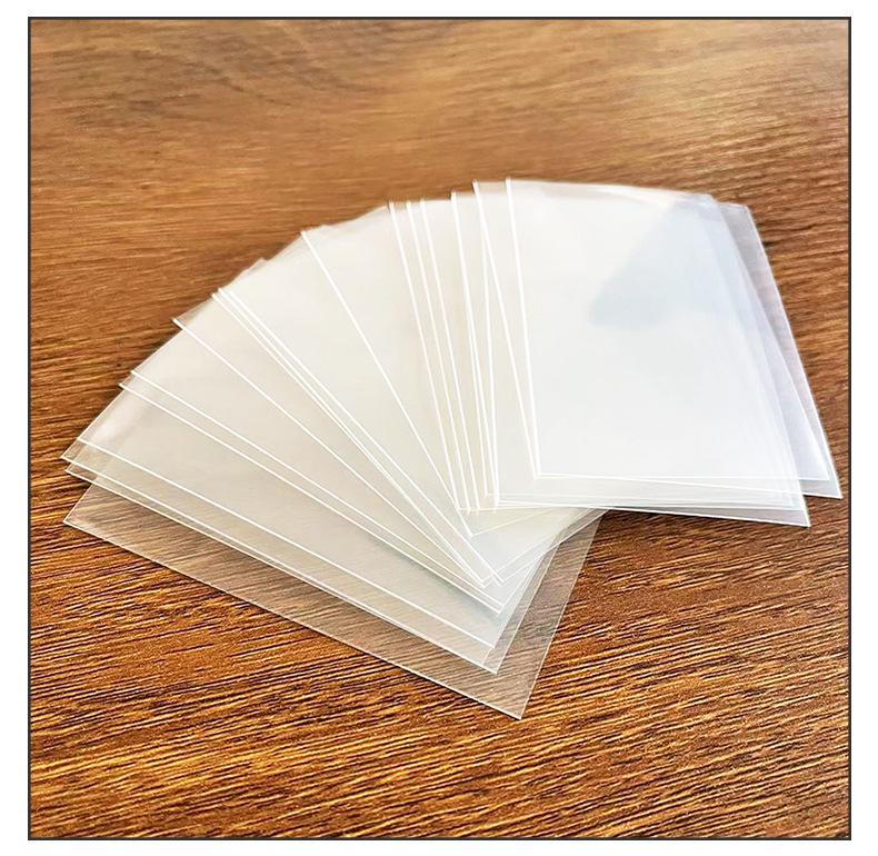 

Высокая прозрачность 20 шелковых CPP карманчиков для карт, защитная пленка для маленьких карт и альбомов