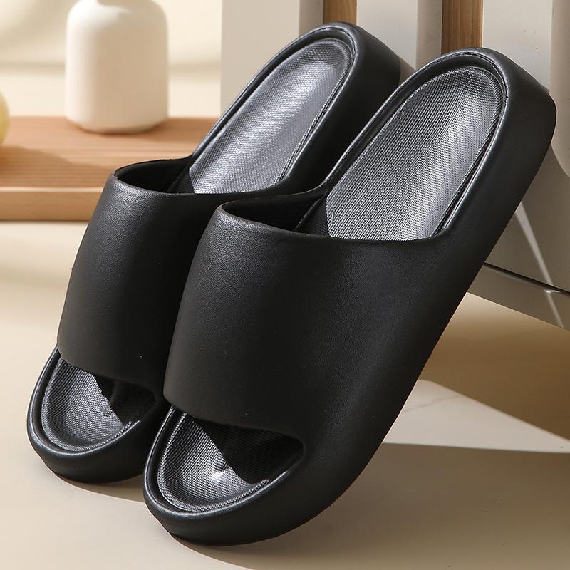 Slippers women's summer home non-slip bathroom bath couple thick bottom home men's cool slippers summer wear