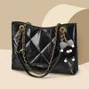 Bag Women's New Light Luxury Women's Diamond Bag Glue Lower Tote Bag Shoulder Bag Crossbody Commuter Women's Bag