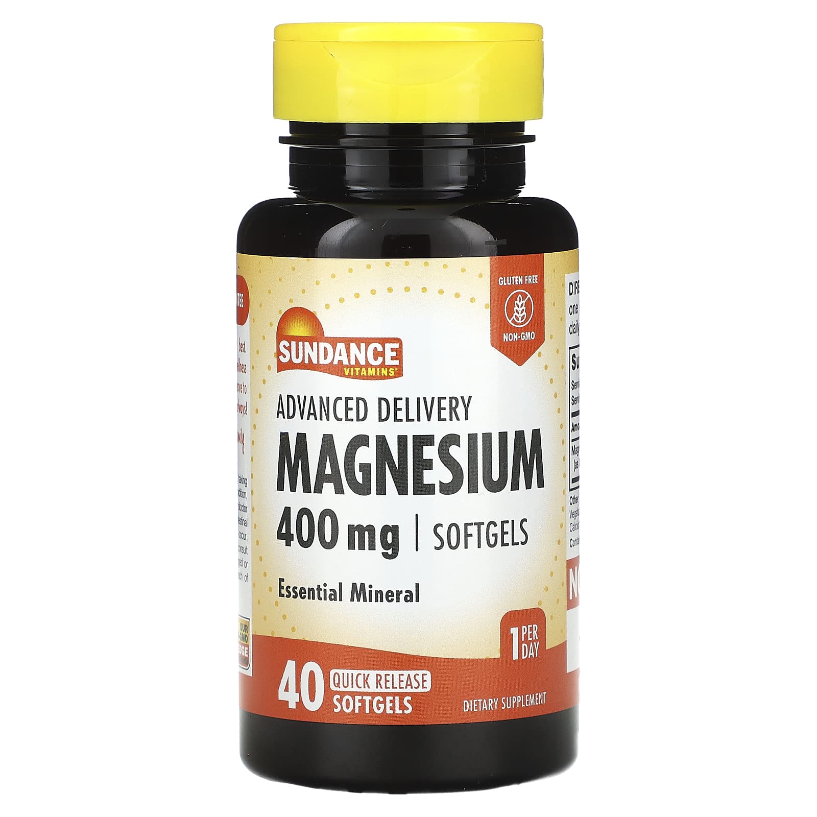

Sundance Vitamins, Advanced Delivery Magnesium, 400 mg, 40 immediate-release softgels