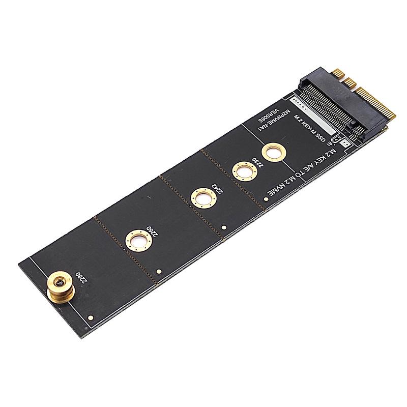 M.2 Key A/E WiFi to Key M NVMe Adapter Card