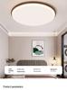 Original Wood LED Ceiling Light for Living, Study, Dining Rooms & Bedroom