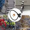 Key-operated Bike Lock with Keys Cute Biscuit Dog Cable Anti-Theft Secure Silicone Covered Bicycle for Helmet Door Skateboard Anti-theft Bicycles