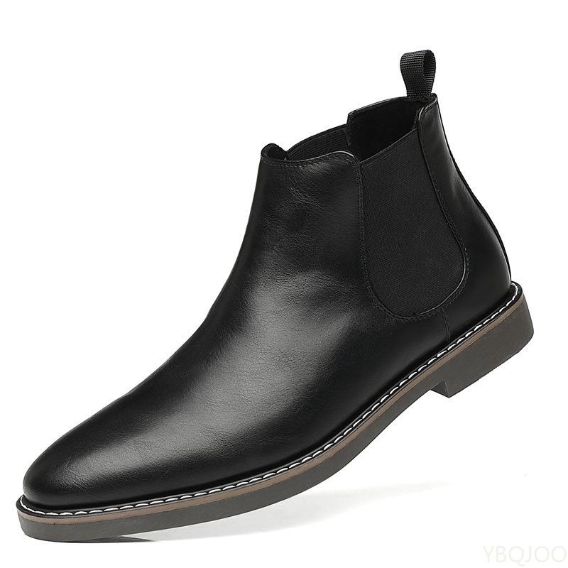 2025 New Style Spring and Autumn Men Comfortable Fashion Versatile Boots Retro Minimalist Men Shoes Anti-slip Large Size Shoes
