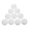 25Pcs 7Cm White Solid Round Polystyrene Balls Craft Spheres for DIY Painting Cutting Gluing Sanding Wedding Christmas Party