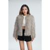 Autumn and Winter New Fashionable Versatile Imitation Fur Coat Coat Solid Color Fringed Fur Coat Women's Top Thickened