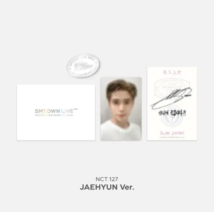(Merchandise) NCT127 Jung Jaehyun Replica SMTOWN LIVE 2022 Badge (unopened)