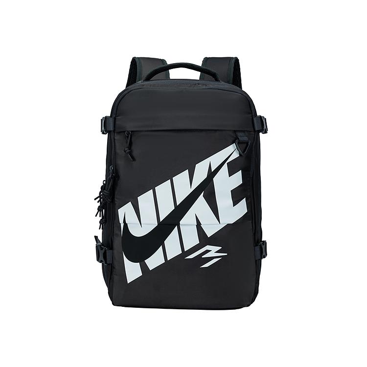 Nike 3Brand 24L Classic Logo Decorated Polyester Backpack Unisex Backpack Charcoal-Black N32613067GS-002 Charcoal Black