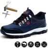 Lightweight Work Shoes Men Breathable Steel Toe Safety Shoes Men For Work Sneakers Puncture-Proof Protective Safety Boots Male