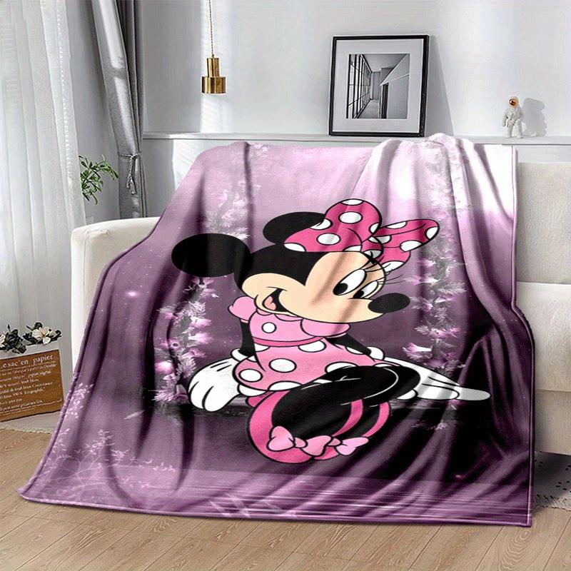 1pc Minnie Printing Blanket - Soft, All-Season Throw for Office Blanket,  | Personalized Gift with Adorable Cartoon Design