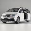 1/24 Benz V260L MPV Alloy Metal Diecast Model Car Home Trendy Ornaments and Computer Desktop Decoration High Simulation Vehicles