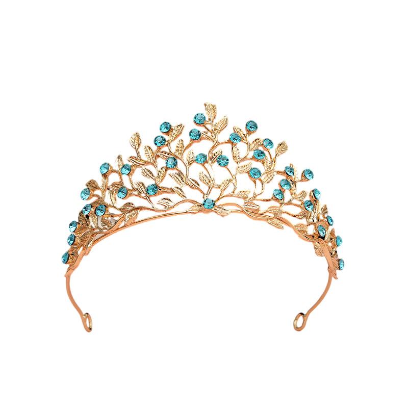 

Bridal Crown Baroque Retro Wedding Crown Queen Birthday Hair Updo