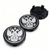 4pcs Russian Coat of Arms Logo Emblem Car Wheel Center Caps 68MM 63MM Wheels Hub Cap Rim Hubcaps Cover Replace Car Accessories
