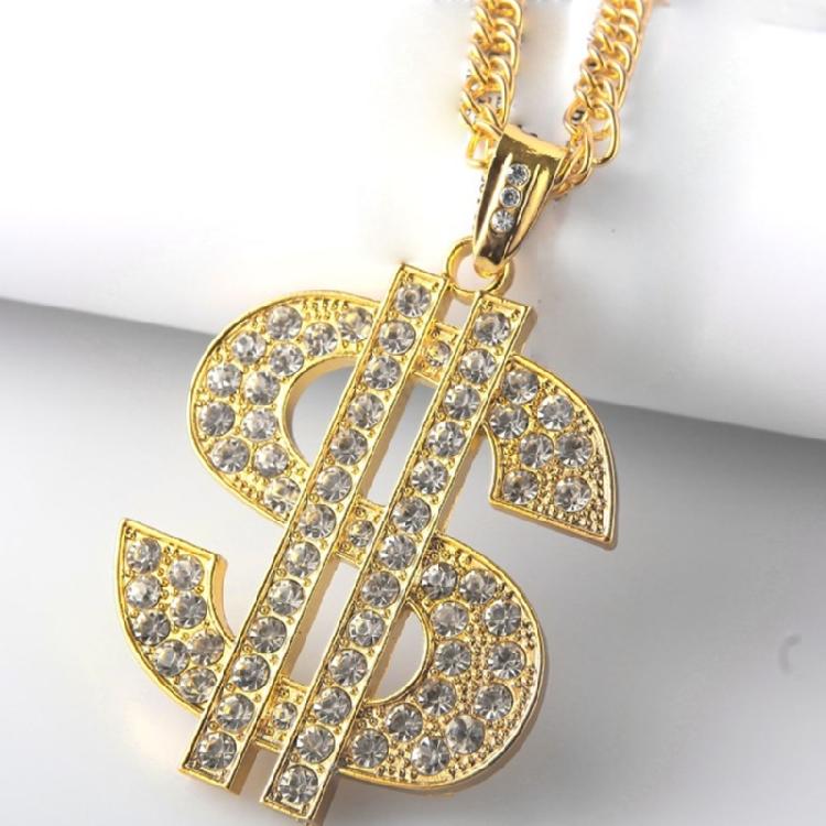 Hip Hop Kostümset 80er 90er Cosplay Outfit Schmuck Cooles Rapper-Zubehör für Damen Herren Goldkette Sonnenbrille Ringe