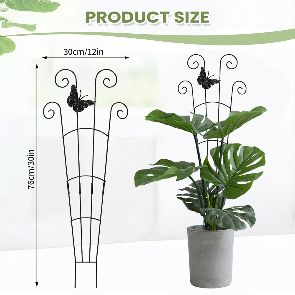 Plants Vine Climbing Trellis Iron Plants Supporting Trellis Strong Load Bearing for Greenhouse Plants Garden Supplies