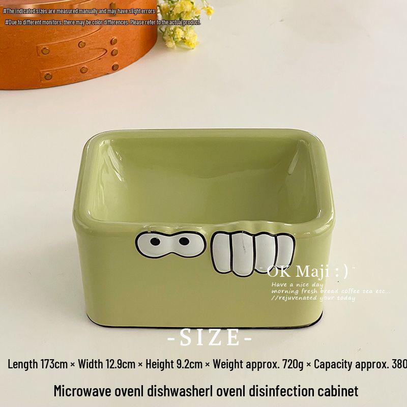 Ceramic Anti-Tip Pet Bowl: Cat & Dog Feeding with Cervical Support & Anti-Black Design