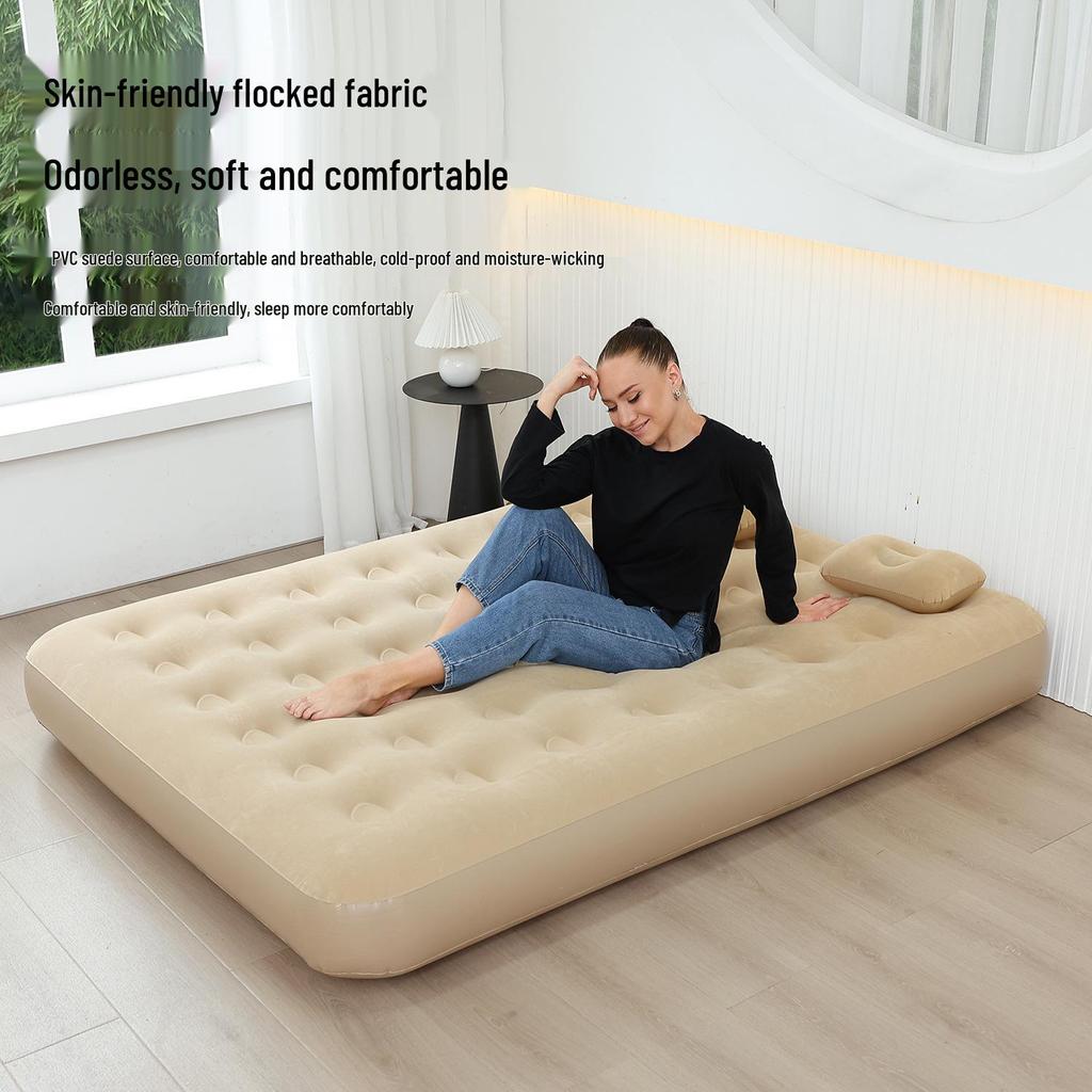 W pełni automatyczny, nadmuchiwany materac do namiotu kempingowego – bardzo gruba mata do spania na zewnątrz