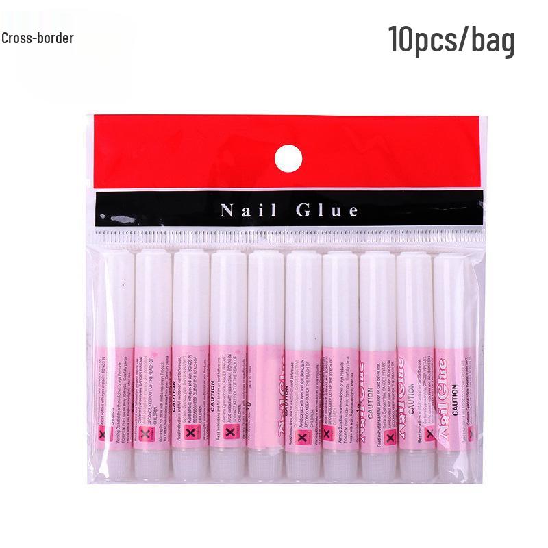 Uñas Portátiles DIY Puntas Pegamento en Barra Adhesivo 2g: Pegamento Fuerte y Duradero para Pedrería para Extensiones, No Amarillea.