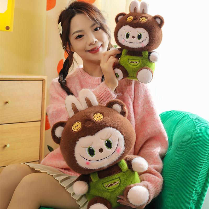 Cute Dressed Rabbu Plush Toy Cute Cartoon Girl Children Birthday Holiday Gift