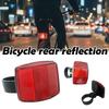 Bicycle Bike Handlebar Reflector Rear Front Bike Reflector Easy Tool-Free Installation Universal High-Brightness Honeycomb