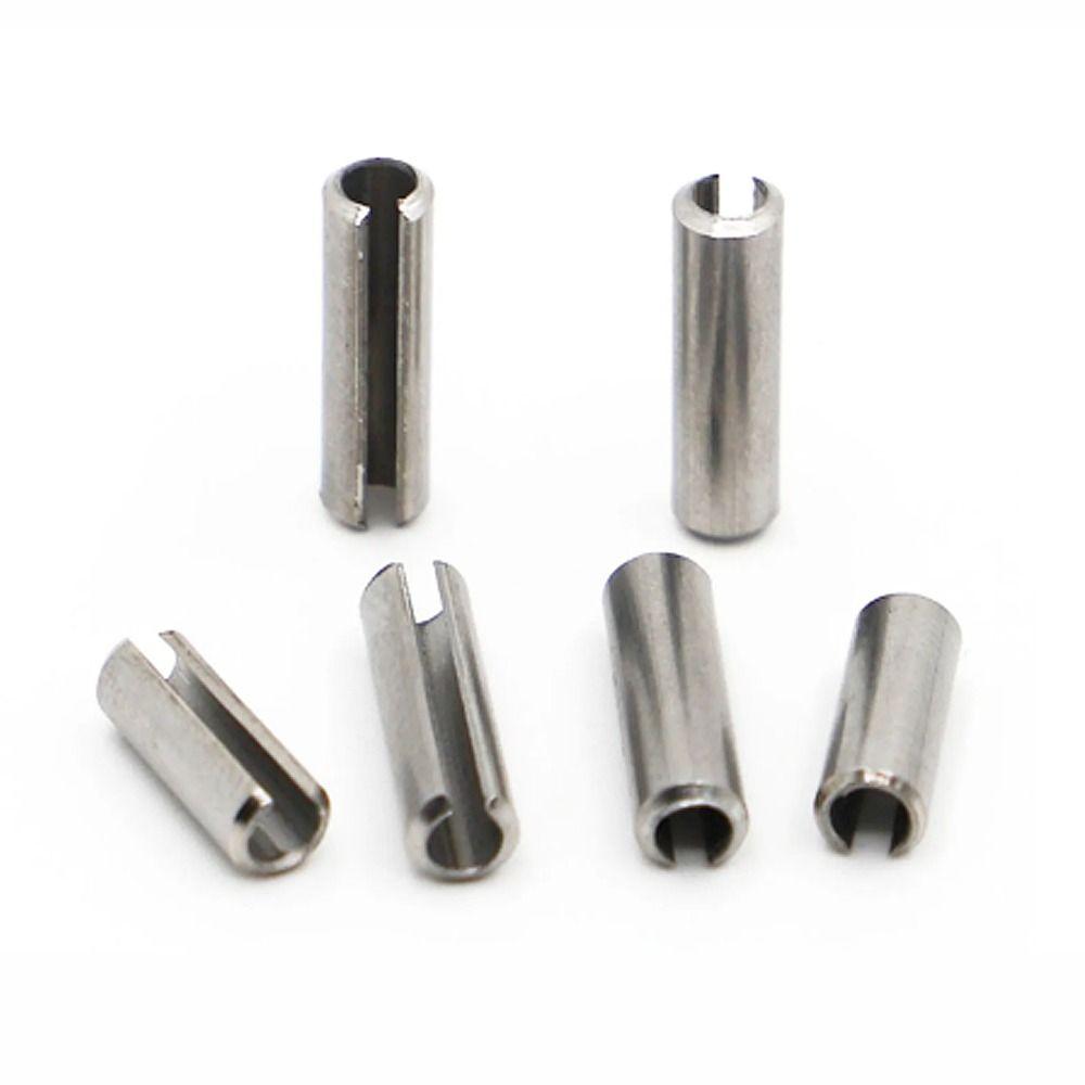 1/50Pcs 5/64" Diameter Split Tension Roll Pin 304 Stainless Steel Cotter Pin Dowel  Automotive