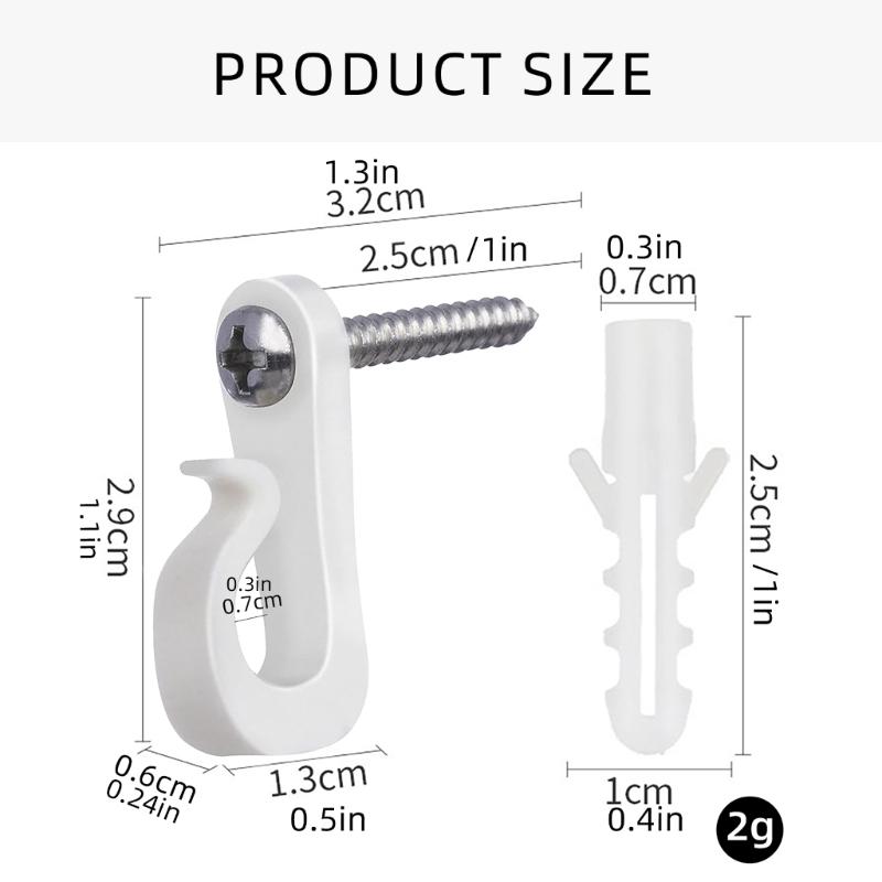 Multipurpose Outdoor Gutter Hook Reusable S Hook Home Accessoy for Easy  Hanging Christmas Light and Decorations