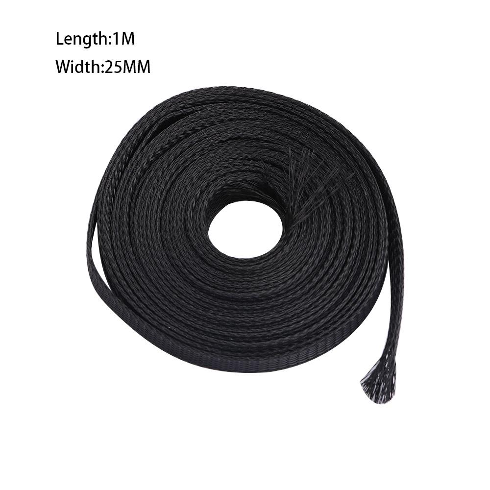 4/6/8/10/12/15/18/20/25mm Tight Expandable PET Protection Cable Wire Braid Sleeving Insulation