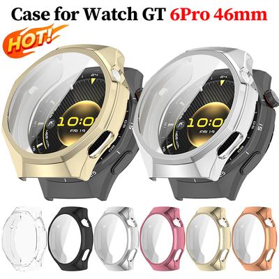 Case for Huawei Watch GT 6Pro 46mm Screen Protector Case Soft TPU All-Around Protective Bumper Cover Accessories