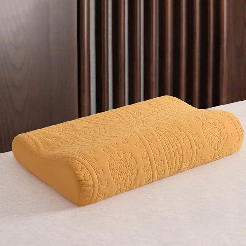 Capa de almofada impermeável rebote fronha de espuma de memória acolchoado látex fronha protetor de contorno