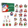 Advent Calendar for Set Kids 24-Day Countdown Christmas Snowman House Decor Xmas Gift Holiday 2D