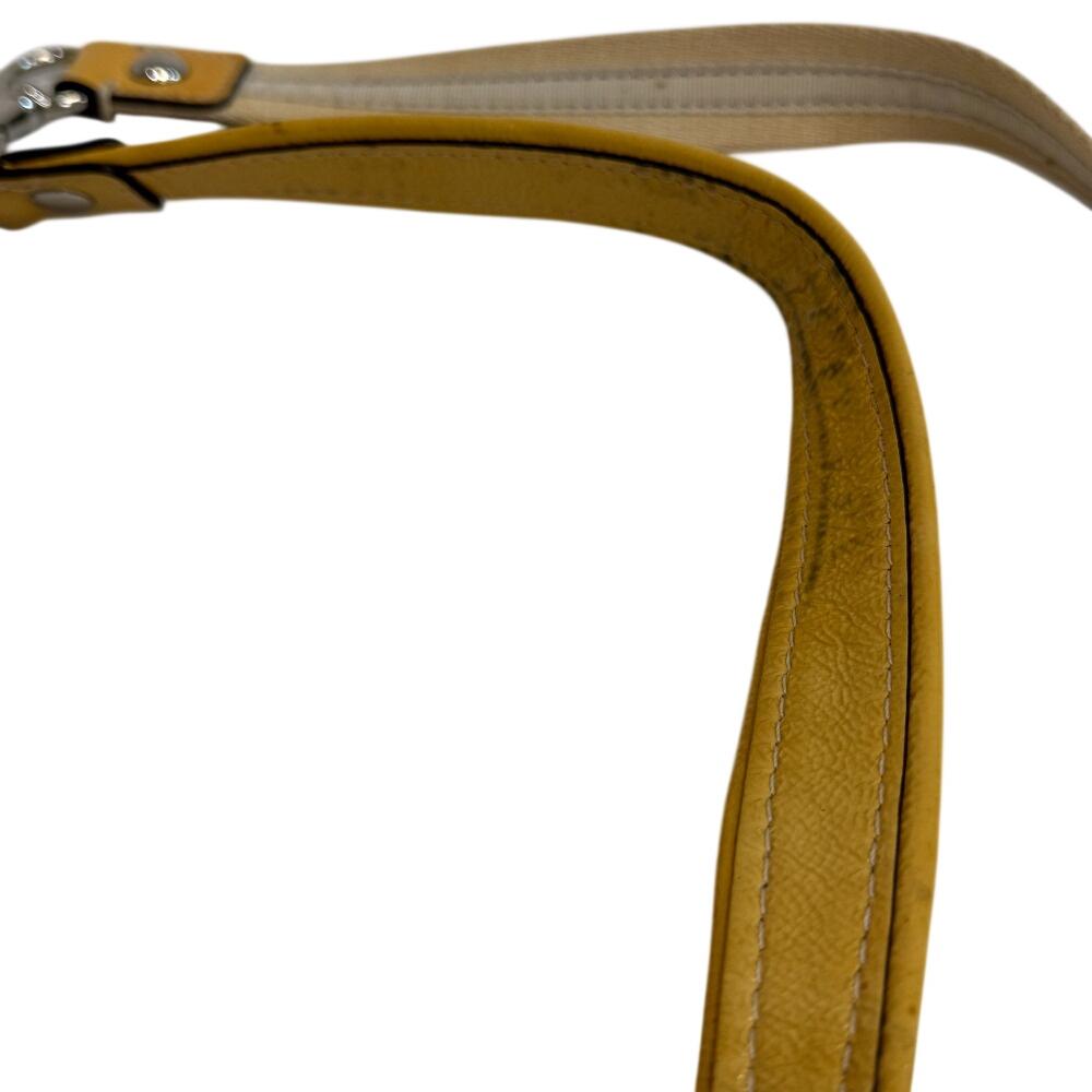 COACH 14562 2-way One-Hand Shoulder Bag (Crossbody Bag) Signature canvas Poppy Shoulder Bag yellow canvas Used