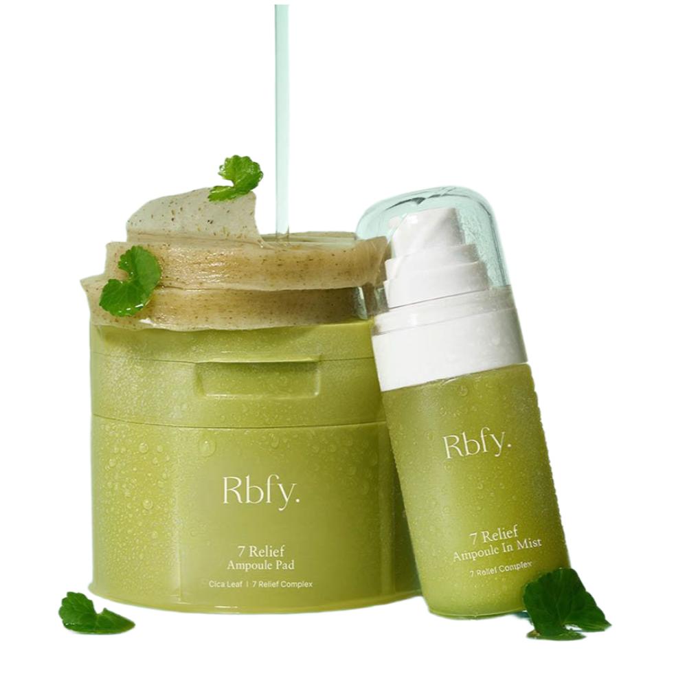 Rbfy 7-Second Soothing Ampoule Pad 100 Sheets + 7-Second Soothing Ampoule Mist 50ml Set